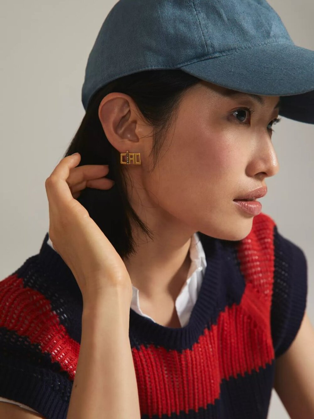 Clare V. Ciao Stud Earrings